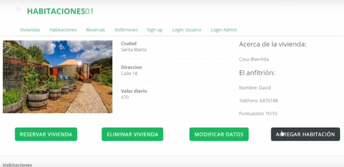 Habitaciones app view 2